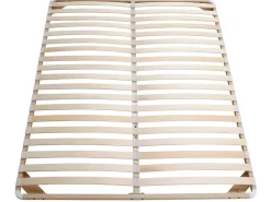 Vente-unique Sommier cadre à lattes 160 x 200 cm - 2x19 lattes - Sans pieds - Beige - KALISTA de YSMÉE* Sommier