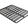 Sommier cadre à lattes 140 x 190 cm - 2 x 15 lattes - 3 zones soutien lombaire renforcé - Sans pied - Noir - CERRISI de YSMÉE>Vente-unique New