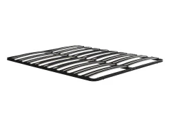 Sommier cadre à lattes 140 x 190 cm - 2 x 15 lattes - 3 zones soutien lombaire renforcé - Sans pied - Noir - CERRISI de YSMÉE>Vente-unique New