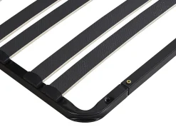 Sommier cadre à lattes 140 x 190 cm - 2 x 15 lattes - 3 zones soutien lombaire renforcé - Sans pied - Noir - CERRISI de YSMÉE><noscript><img width=