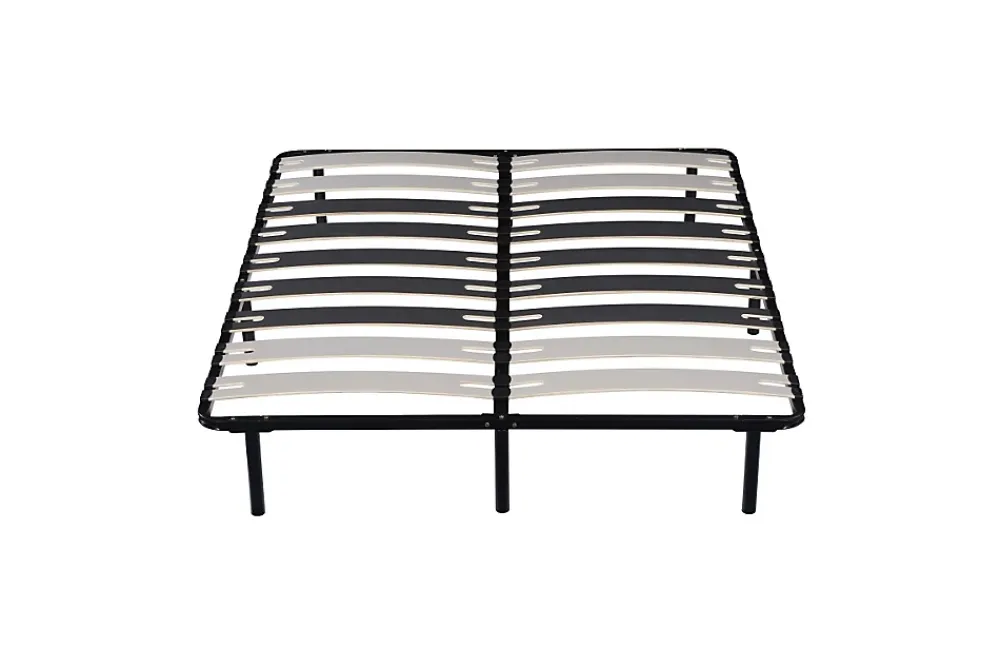 Nuits D'Or Sommier Cadre à Lattes Metal 120x200 cm - 29 cm - 9 Larges Lattes de 12,5 cm - Épaisseur 1,2 mm - Solide et Confortable - Cadre à* Sommier