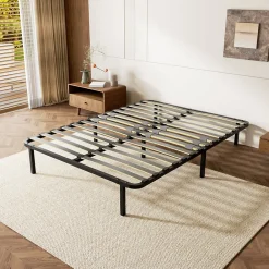 Sommier cadre à lattes 140x190 cm, 2x14 rangs><noscript><img width=