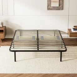 Sommier cadre à lattes 140x190 cm, 2x14 rangs><noscript><img width=