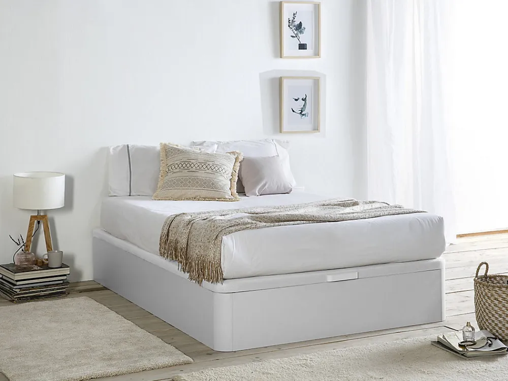 Sommier coffre 160 x 200 cm - Blanc mat - HESTIA de YSMÉE>Vente-unique Best