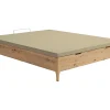 Vente-unique Sommier coffre 140 x 190 cm - Naturel clair - VEONA de YSMÉE* Sommier