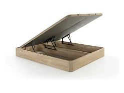 Vente-unique Sommier coffre 180 x 200 cm - Naturel clair - HESTIA de YSMÉE* Lit Coffre