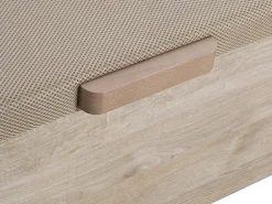 Vente-unique Sommier coffre 90 x 190 cm - Naturel clair - HESTIA de YSMÉE* Lit Coffre