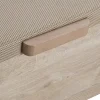 Vente-unique Sommier coffre 160 x 200 cm - Naturel clair - HESTIA de YSMÉE* Lit Coffre