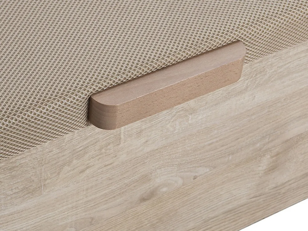 Sommier coffre 140 x 190 cm - Naturel clair - HESTIA de YSMÉE>Vente-unique New