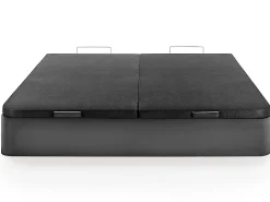 Vente-unique Sommier coffre 180 x 200 cm - Noir mat - HESTIA de YSMÉE* Sommier