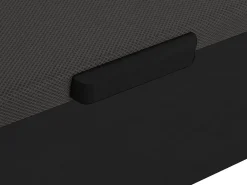 Vente-unique Sommier coffre 180 x 200 cm - Noir mat - HESTIA de YSMÉE* Sommier