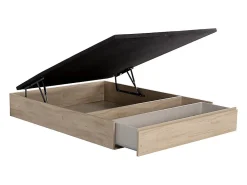Sommier coffre avec tiroir 160 x 200 cm - Naturel clair - HESTIA de YSMÉE><noscript><img width=