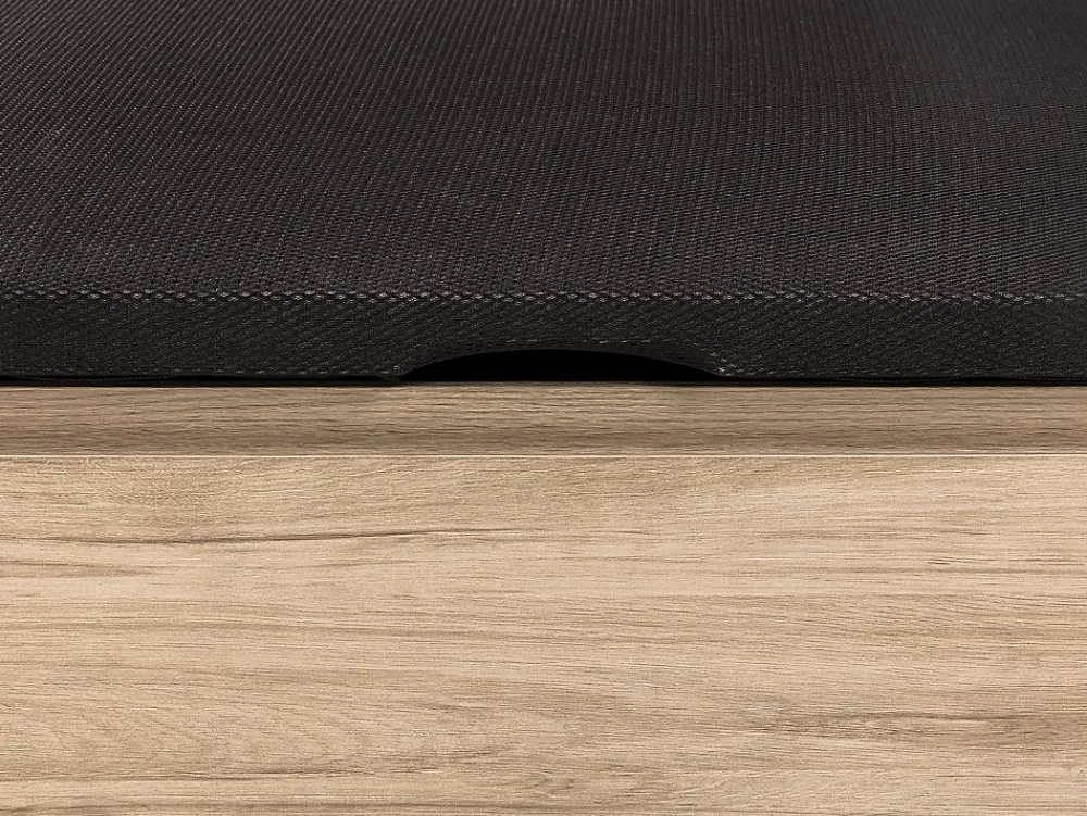 Sommier coffre avec tiroir 160 x 200 cm - Naturel clair - HESTIA de YSMÉE>Vente-unique Sale