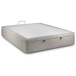 Sommeil De Plomb Sommier Coffre Bouclette Gris 160x200 H39cm* Sommier