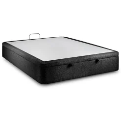 Sommier Coffre Bouclette Noir 140x200 H39cm>Sommeil De Plomb New