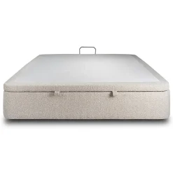 Sommeil De Plomb Sommier Coffre Bouclette Beige 160x200 H39cm* Sommier