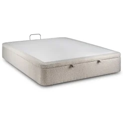 Sommeil De Plomb Sommier Coffre Bouclette Beige 160x200 H39cm* Sommier