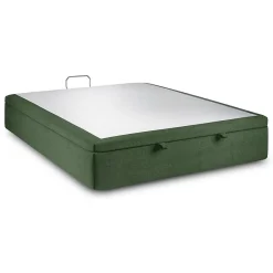 Sommier Coffre Tissu Vert 160x200 H39cm>Sommeil De Plomb Hot