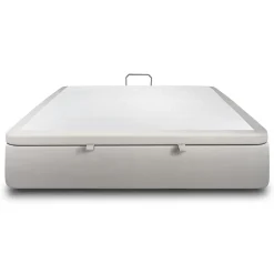 Sommier Coffre Velours Gris clair 180x200 H39cm><noscript><img width=