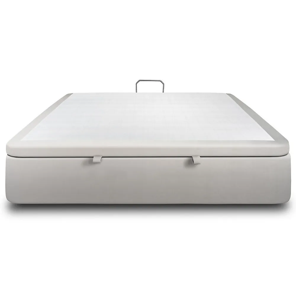 Sommier Coffre Velours Gris clair 180x200 H39cm>Sommeil De Plomb Sale