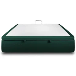 Sommeil De Plomb Sommier Coffre Velours Vert 140x190 H39cm* Sommier