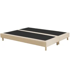 Sommier déco tapissier 2x90x200>Idliterie