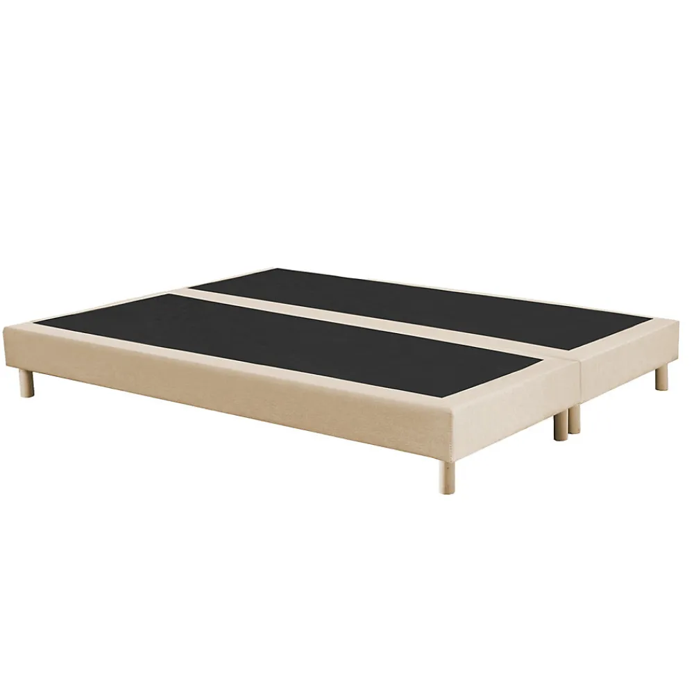 Sommier déco tapissier 2x90x200>Idliterie