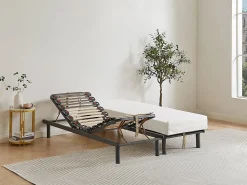 Vente-unique Sommier de relaxation lattes 3 plans de couchage - 70 x 190 cm - RUOTI de YSMÉE* Sommier