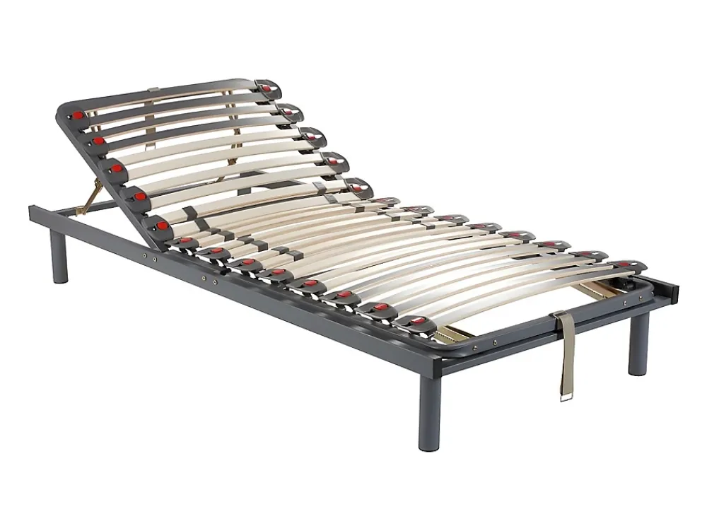 Vente-unique Sommier de relaxation lattes 3 plans de couchage - 70 x 190 cm - RUOTI de YSMÉE* Sommier