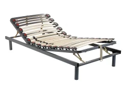 Vente-unique Sommier de relaxation lattes 3 plans de couchage - 70 x 190 cm - RUOTI de YSMÉE* Sommier