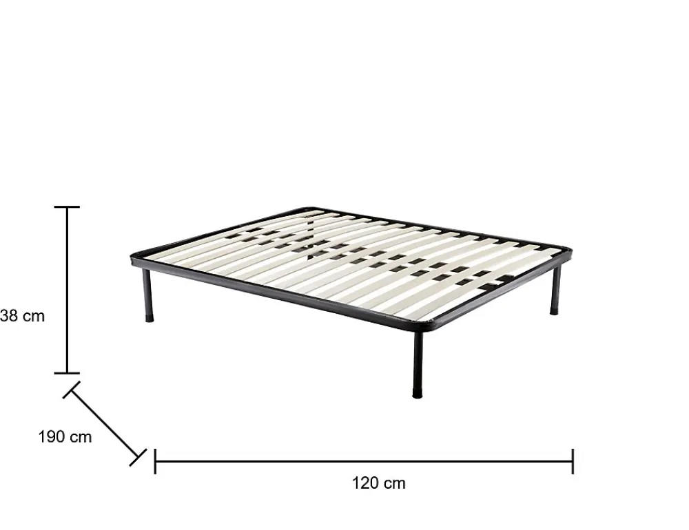 Talamo Italia Sommier de relaxation 120x190 cm 1 hauteur 38 cm* Sommier
