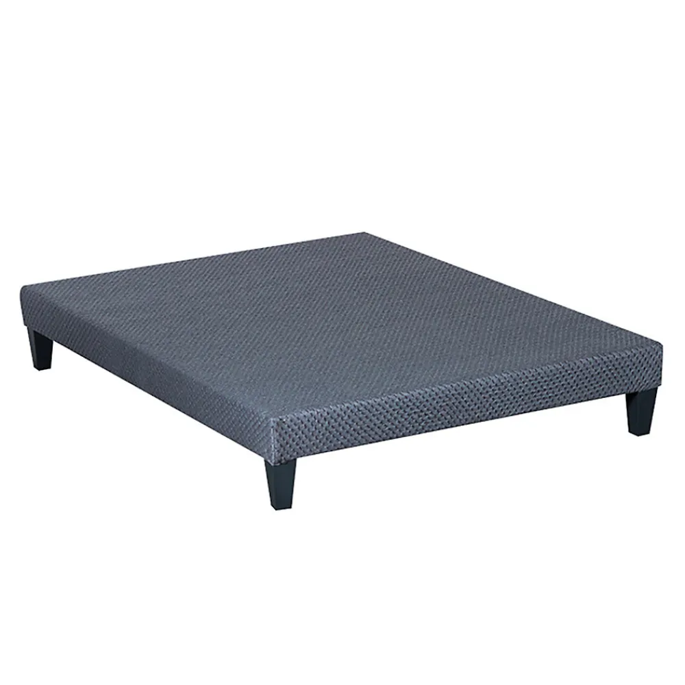 Sommier en bois Tapissier Kit 140x190 cm Coloris Gris ciment Livré en kit>Olympe Literie Clearance