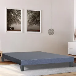 Sommier en bois Tapissier Kit 90x200 cm Coloris Gris ciment Livré en kit>Olympe Literie Online