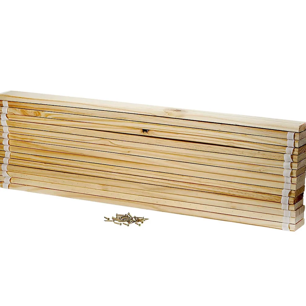 Idimex Sommier en pin massif, 15 lattes sans cadre, compatible couchage 80x190 et 80x200 cm* Sommier