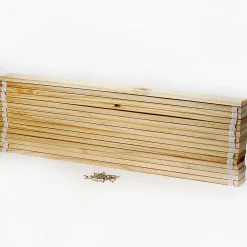 Idimex Sommier en pin massif, 15 lattes sans cadre, couchage 100 x 200 cm* Sommier