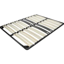 Sommier Ergonomique à Lattes Avec Zone Lombaire Renforcée 200x200 Cm>Monmobilierdesign Online