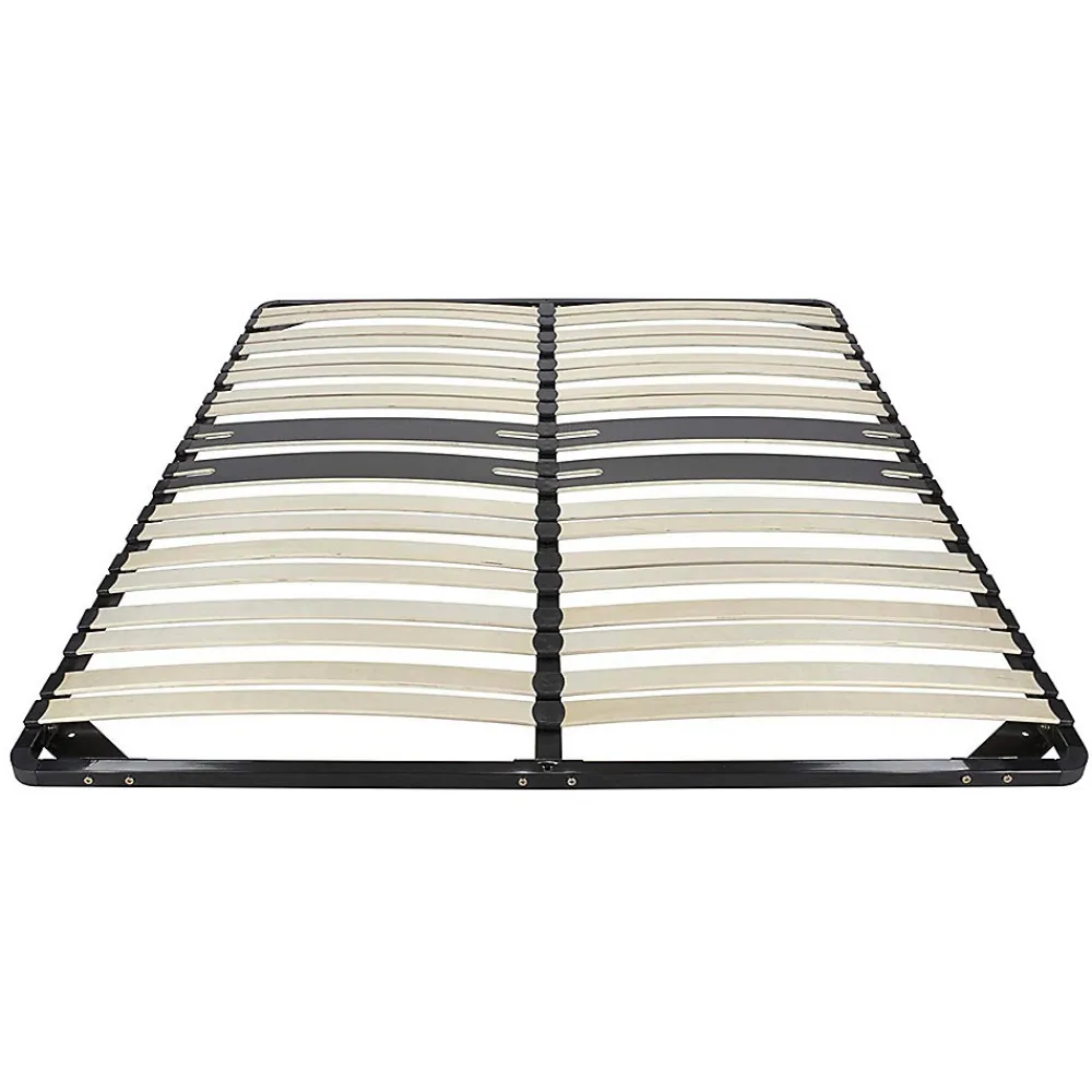 Sommier Ergonomique à Lattes Avec Zone Lombaire Renforcée 200x200 Cm>Monmobilierdesign Online