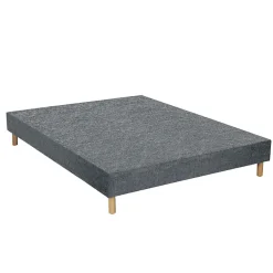 Sommier TRADITION GRAPHIC 19cm Couleur 80x210 Anthracite Lattes><noscript><img width=