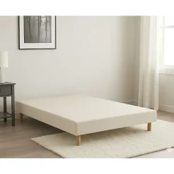 Essenzia Sommier TRADITION GRAPHIC 19cm Couleur 90x220 Gris clair Lattes* Sommier