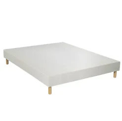 Essenzia Sommier TRADITION GRAPHIC 19cm Blanc 150x190 Lattes* Sommier