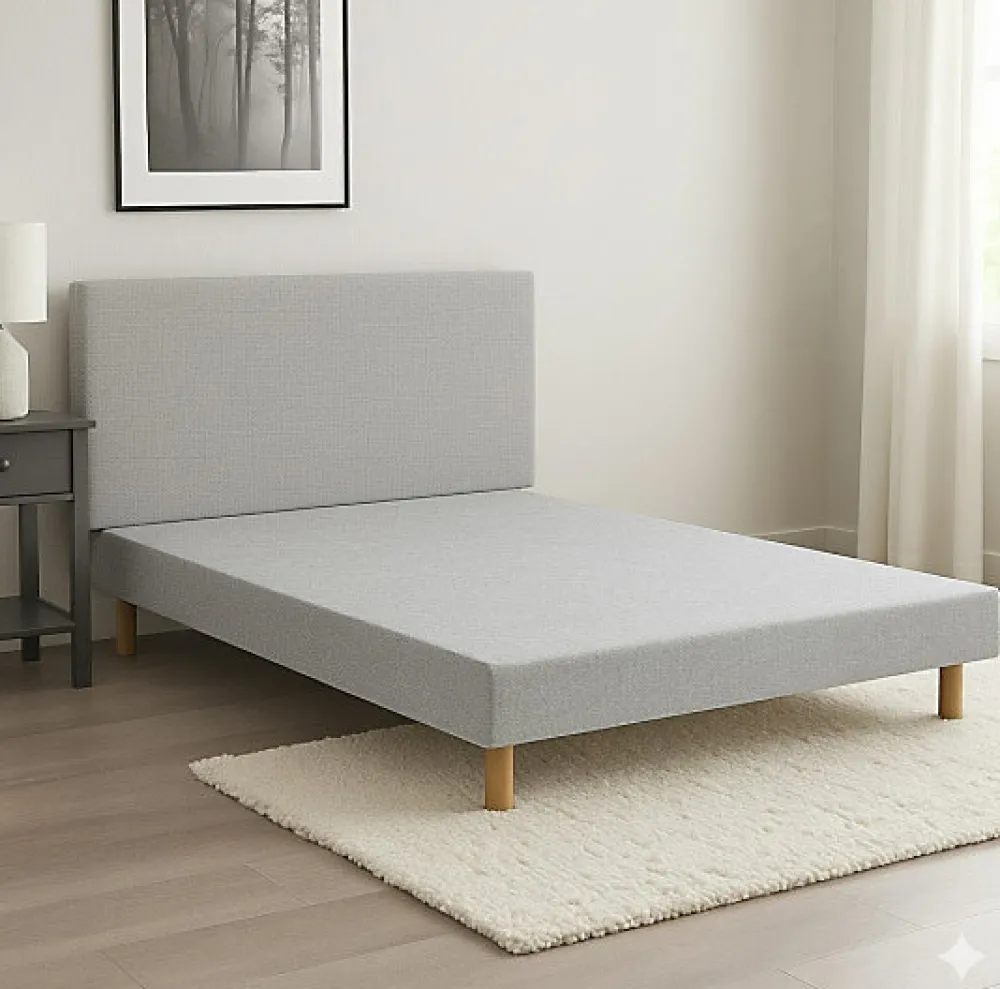 Essenzia Sommier TRADITION GRAPHIC 19cm Blanc 180x210 Lattes* Sommier