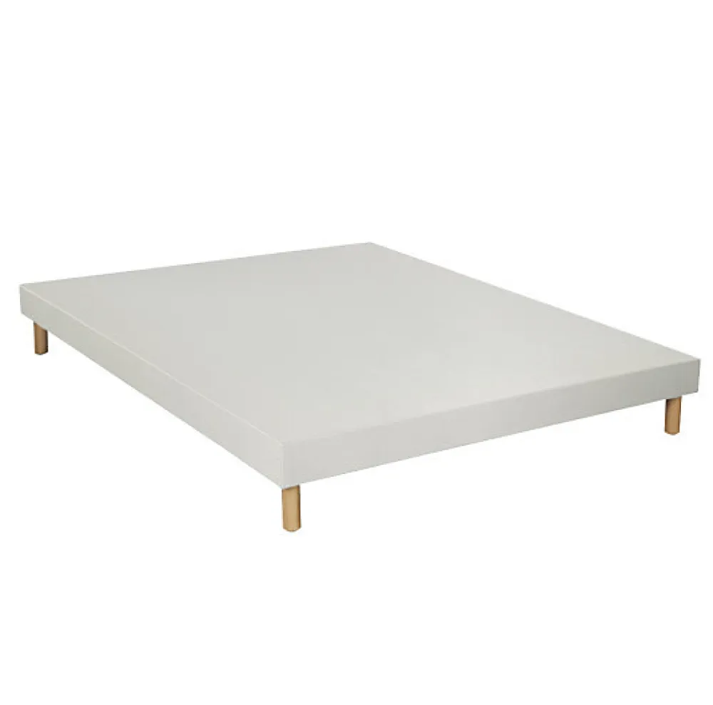Sommier TRADITION GRAPHIC 13cm Blanc 160x200 Lattes>Essenzia Discount