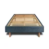 Sommier Kit Bouclette Bleu 90x190 H29cm>Sommeil De Plomb Outlet