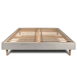 Sommier Kit Bouclette Gris 160x200 H29cm><noscript><img width=