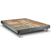 Sommier Kit Tissu Gris anthracite 150x200 H29cm>Sommeil De Plomb Sale