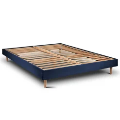 Sommier Kit Velours Bleu 180x200 H29cm>Sommeil De Plomb Best