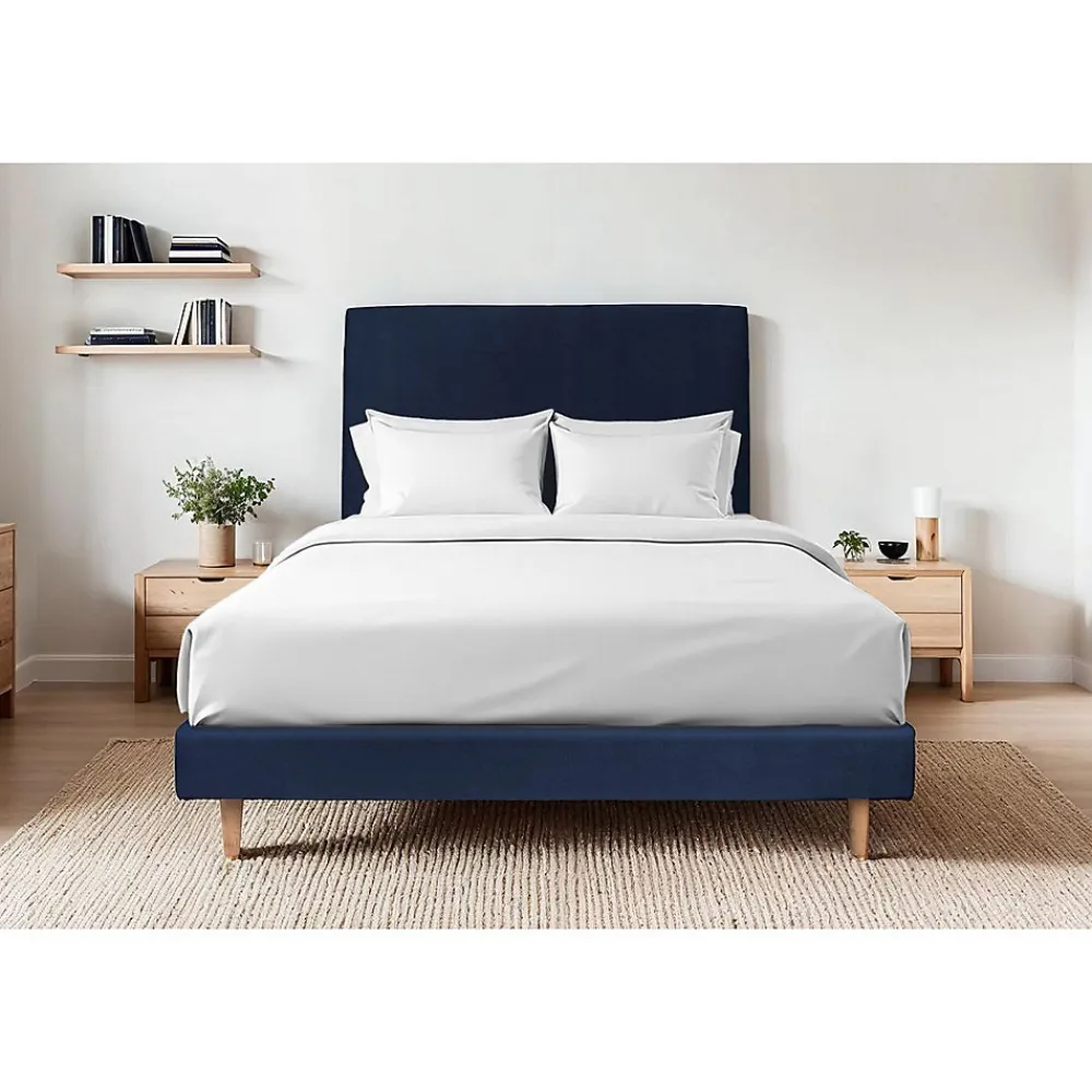 Sommier Kit Velours Bleu 180x200 H29cm>Sommeil De Plomb Best