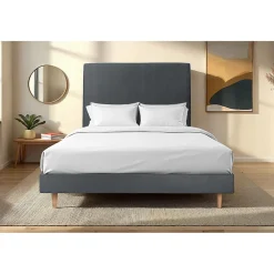 Sommier Kit Velours Gris anthracite 135x190 H29cm>Sommeil De Plomb Online