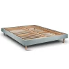 Sommier Kit Velours Gris bleuté 140x190 H29cm>Sommeil De Plomb Hot