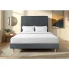 Sommeil De Plomb Sommier Kit Velours Gris anthracite 150x200 H29cm* Sommier